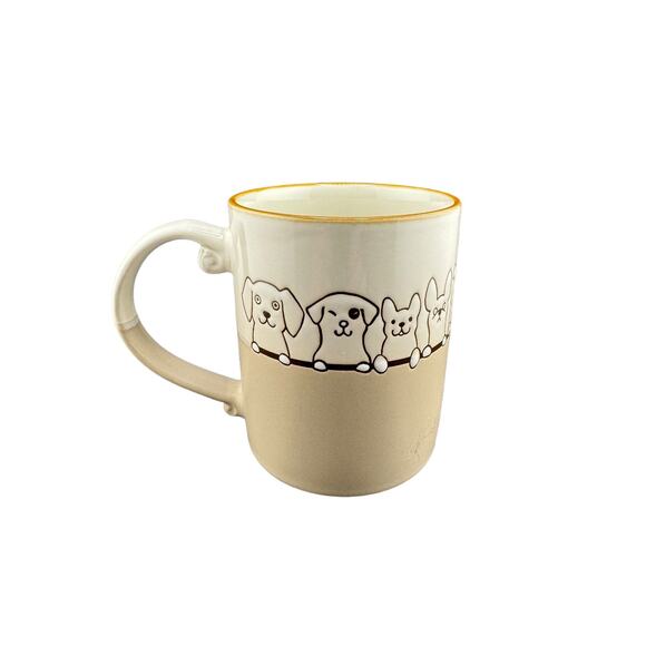 Spectrum Design 2019 Puppies Looking Over a Wall Coffee Mug - Picture 3 of 5